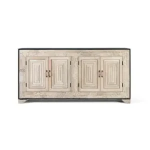 Giner y Colomer Sideboard mit vier Türen und handgeschnitzten Details 195cm in White günstig kaufen | limango Sale