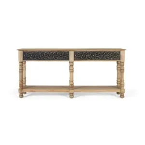 Kracherpreis Giner y Colomer Konsole aus Mangoholz mit handgefertigtem Design in Brown günstig kaufen | limango