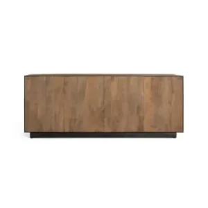 Giner y Colomer Sideboard mit 4 Türen aus Mangoholz 200 cm in Brown günstig kaufen | limango Solange Der Vorrat Reicht