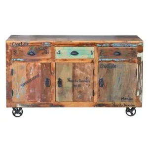 Giner y Colomer Sideboard aus recyceltem Holz in Multicolored günstig kaufen | limango Expressversand