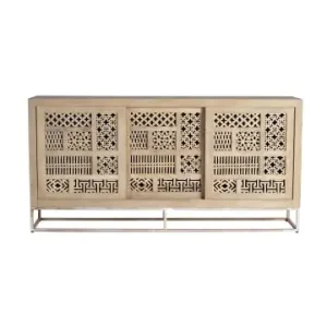 Giner y Colomer Sideboard aus Mangoholz und Metall in Beige günstig kaufen | limango Expressversand