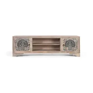 Giner y Colomer TV-Schrank mit 2 Türen und 2 Fächern aus Mangoholz. in White günstig kaufen | limango Neue Kollektion