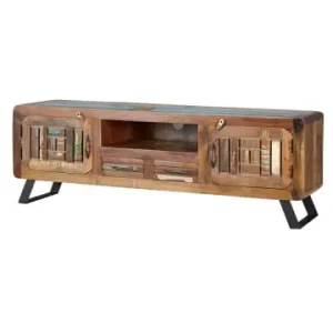 Kostenfreie Lieferung Giner y Colomer TV-Schrank aus recyceltem Holz in Multicolored günstig kaufen | limango