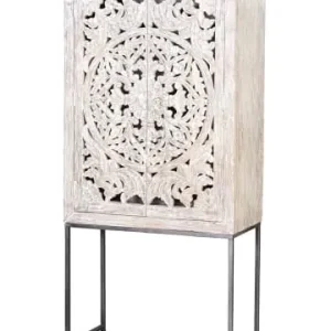 Giner y Colomer Küchenhochschrank aus Mangoholz in Gray günstig kaufen | limango Wochenendangebot