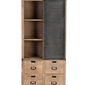 Versand Am Gleichen Tag Giner y Colomer Küchenhochschrank aus Mangoholz in Brown günstig kaufen | limango