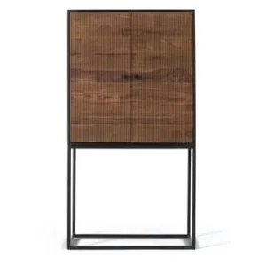 Giner y Colomer Kleiderschrank aus Mangoholz und Metall in Brown günstig kaufen | limango Rabatt