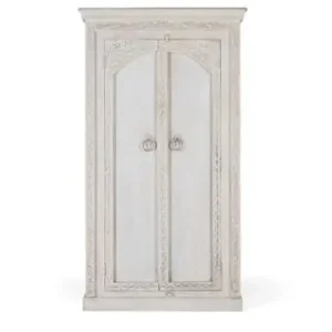 Zertifiziert Giner y Colomer Handgefertigter 2-türiger Kleiderschrank aus Mangoholz in White günstig kaufen | limango