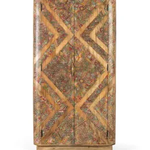 Giner y Colomer Kleiderschrank aus massivem Mangoholz mit zwei Türen 170 cm in Brown günstig kaufen | limango Mega-Angebot