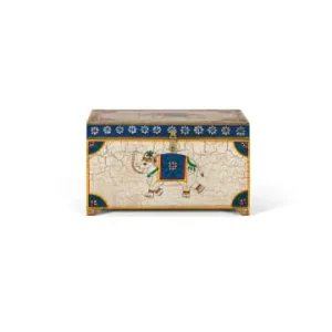 Giner y Colomer Handbemalte Truhe aus Mangoholz in Multicolored günstig kaufen | limango Heißes Angebot