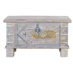 Giner y Colomer Truhe aus Mangoholz in Gold günstig kaufen | limango Ausverkauf