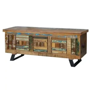 Heißes Angebot Giner y Colomer Truhe aus recyceltem Holz in Multicolored günstig kaufen | limango