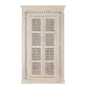 Giner y Colomer Schrank aus eingelegtem weißem Mangoholz in White günstig kaufen | limango Bestseller