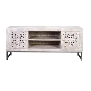 Giner y Colomer Handgeschnitztes TV-Möbelstück in Gray günstig kaufen | limango Wochenendangebot