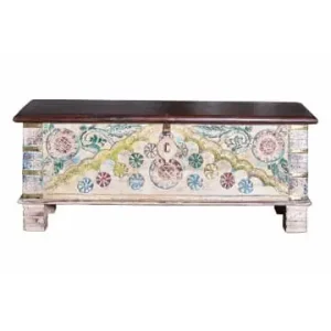 Mega-Angebot Giner y Colomer Truhe aus Mangoholz in Multicolored günstig kaufen | limango