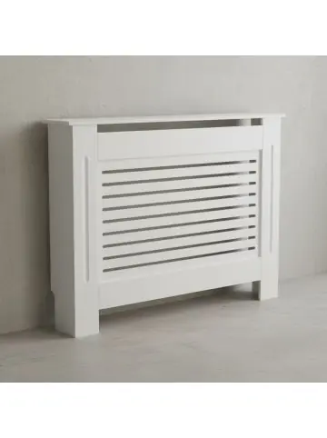 KADIMA DESIGN Heizkörperverkleidung | Weiß, 112x82x19cm, Lamellen günstig kaufen | limango Knallerangebot