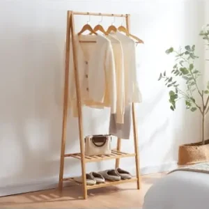 en.casa Garderobenständer Öckerö in Beige (B)60cm (T)40cm (H)150cm günstig kaufen | limango Online Kaufen