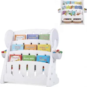 COSTWAY 4 stufiges Kinder Bücherregal in Grau günstig kaufen | limango Preisreduziert