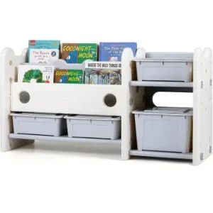 Mega-Angebot COSTWAY 2 in 1 Spielzeugregal Kinder in Weiß günstig kaufen | limango