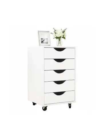 relaxdays Rollcontainer in Weiß - (B)40 x (H)66,5 x (T)40 cm günstig kaufen | limango Nur Für Kurze Zeit