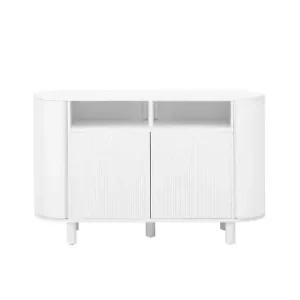 ABRIHOME Sideboard in Weiß mit kühlschrankähnlichen Türen und verstellbaren Füßen günstig kaufen | limango Kostenloser Rückversand