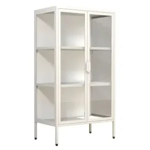 ebuy24 Vitrinenschrank FlokaM weiß Weiß 60 x 35 cm günstig kaufen | limango Preis Gesenkt
