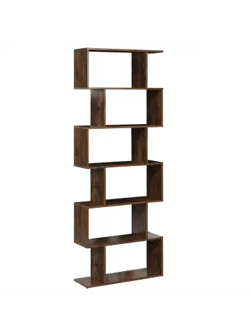 Beliani Bücherregal VALDOSA in Braun - (W) 70 x (H) 191 x (L) 24 cm günstig kaufen | limango Schnäppchen