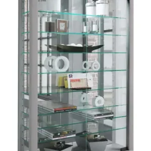 Gratis Versand ebuy24 Vitrinenschrank VitrosaMini 7 Silberfarben 59 x 18 cm günstig kaufen | limango