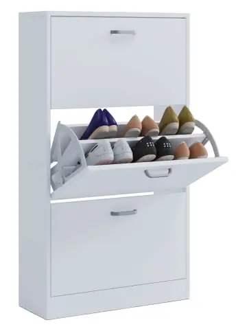 Geprüft ebuy24 Schuhschrank Sipos Weiß 59 x 22 cm günstig kaufen | limango
