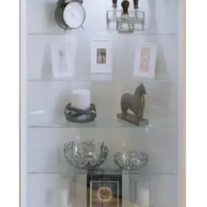 ebuy24 Vitrinenschrank Jecka Weiß 68 x 23 cm günstig kaufen | limango Mega-Angebot