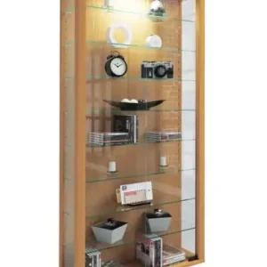 Kracherpreis ebuy24 Vitrinenschrank LumoMaxi 1 Buche 59 x 18 cm günstig kaufen | limango