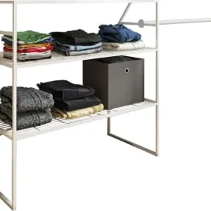 Abverkauf ebuy24 Kleiderschrank Disal Wand Weiß 100 x 50 cm günstig kaufen | limango