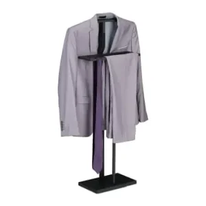 Zertifiziert relaxdays Herrendiener in Schwarz - (B)47,5 x (H)107 x (T)20 cm günstig kaufen | limango