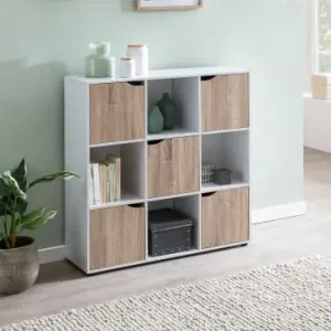 KADIMA DESIGN Sideboard MASSA 89 x 91 x 29 cm Bücherregal mit 9 Fächern Sonoma, günstig kaufen | limango Neu Im Sortiment
