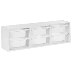 Beliani Ablageregal TOBIN in Weiß - (W) 98 x (H) 29 x (L) 21 cm günstig kaufen | limango Angebot