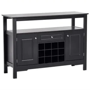 Jetzt Bestellen Beliani Weinregal TIMBOON in Schwarz - (W) 117 x (H) 82 x (L) 40 cm günstig kaufen | limango