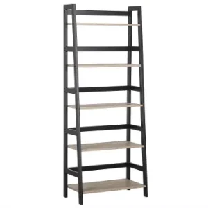 Nur Für Kurze Zeit Beliani Bücherregal CROYDON in Schwarz/Braun - (W) 64 x (H) 163 x (L) 34 cm günstig kaufen | limango