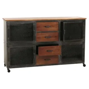 Garantierte Lieferung MCW Sideboard N28, Schwarz, braun günstig kaufen | limango