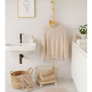 Neuheit möbel-direkt Rollgarderobe Hannah in ocker günstig kaufen | limango