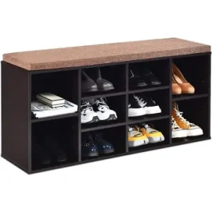 COSTWAY Schuhbank mit Sitzbank in Braun günstig kaufen | limango Meistverkauft