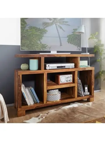 Angebot KADIMA DESIGN Sideboard Massivholz 115 x 76 x 40 cm Landhaus-Stil günstig kaufen | limango