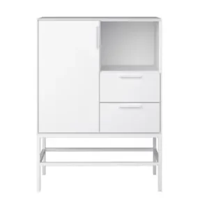Heißes Angebot ebuy24 Sideboard Ravn Weiß 80 x 42 cm günstig kaufen | limango