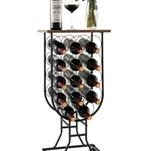 Neu COSTWAY Weinregal 14 Flaschenhalter in Braun günstig kaufen | limango