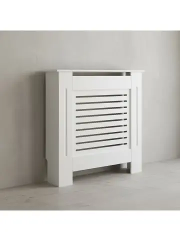 KADIMA DESIGN Heizkörperverkleidung | Weiß, 78x82x19cm, Lamellen günstig kaufen | limango Direkt Vom Hersteller