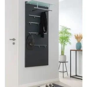 Online Kaufen möbel-direkt Garderoben-Paneele Aisha in schwarz günstig kaufen | limango