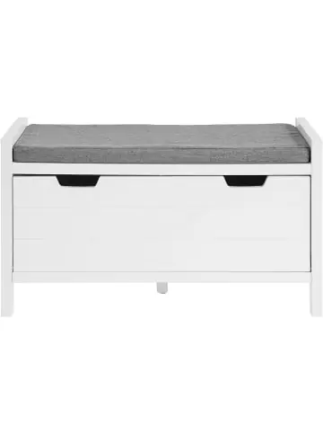 Online Kaufen SoBuy Schuhbank in Weiß - (B)91 x (H)50 x (T)30cm günstig kaufen | limango