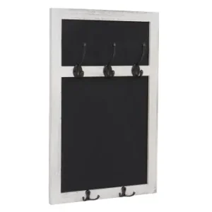 MCW Wandgarderobe C51 im Shabby-Look mit 5 Haken, Weiß, shabby günstig kaufen | limango Sonderangebot