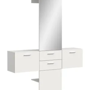 xonox.home Garderobenkombination(B/H/T: 156x190x36 cm) in weißgünstig kaufen | limango Geprüft