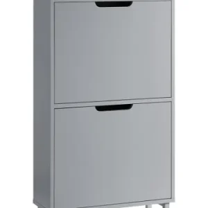 Preisknaller SoBuy Schuhkipper in Hellgrau - (B)50 x (H)90 x (T)19cm günstig kaufen | limango