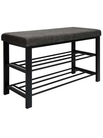 Direkt Vom Hersteller DuneDesign Schuhregal mit Sitzbank Lund in Grau günstig kaufen | limango