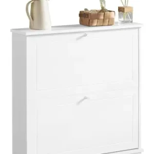 Markenprodukt SoBuy Schuhkipper in Weiß - (B)76 x (H)78 x (T)18cm günstig kaufen | limango